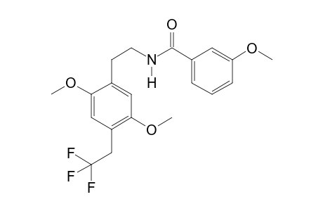 N-(2-[2,5-Dimethoxy-4-(2,2,2-trifluoroethyl)phenyl]ethyl)-3-methoxybenzamide