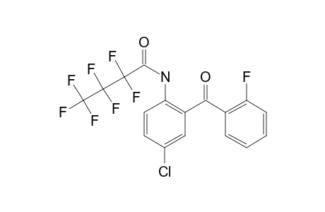 2-Amino-5-chloro-2'-fluorobenzophenone, N-heptafluorobutyryl-