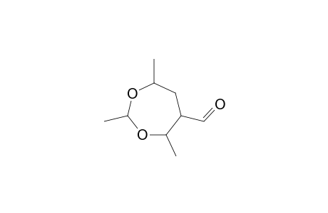 1,3-Dioxepane-5-carboxaldehyde, 2,4,7-trimethyl-