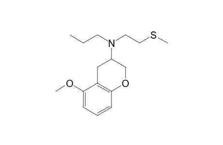 5-Methoxy-3-[N-(2'-methylthioethyl)propylamino]chroman
