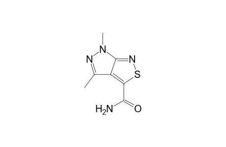 4,6-Dimethyl-6H-pyrazolo[3,4-c]isothiazole-3-carboxamide