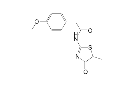 2-(4-methoxyphenyl)-N-(5-methyl-4-oxo-4,5-dihydro-1,3-thiazol-2-yl)acetamide