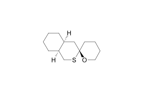 Spiro[3H-2-benzothiopyran-3,2'-[2H]pyran], dodecahydro-, (3.alpha.,4a.beta.,8a.alpha.)-