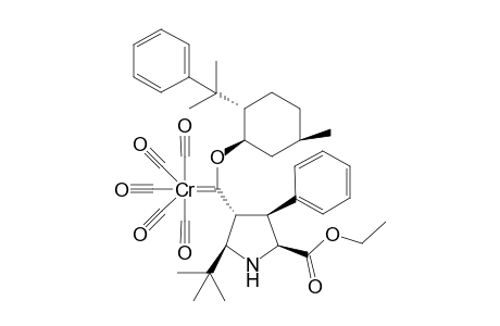 Pentacarbonyl[1-[(2R,3R,4S,5S)-2-tert-Butyl-5-ethocycarbonyl-4-phenyl-3-pyrrolodinyl]-1-[(1R,2S,5R)-8-phenylmenthyloxy]methylidene]chronium