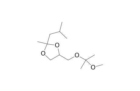 1,2-(iso-Butylethyidene)-3-(1-methyl-1-methoxyethyl)glycerol