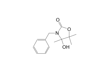 2(3H)-Oxazolone, dihydro-4-hydroxy-4,5,5-trimethyl-3-(phenylmethyl)-