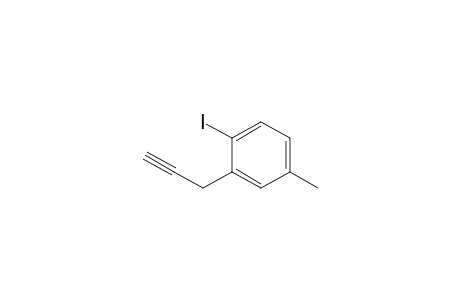 Benzene, 1-iodo-4-methyl-2-(2-propynyl)-