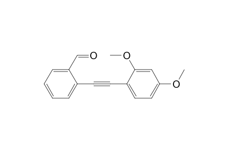 2-[2-(2,4-Dimethoxyphenyl)ethynyl]benzaldehyde