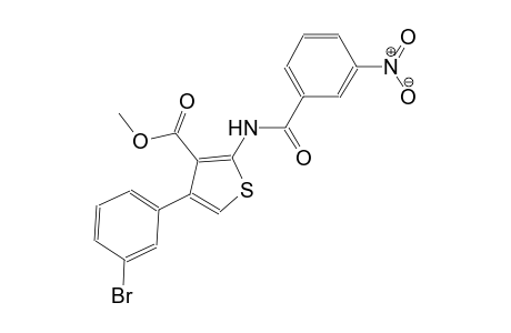 methyl 4-(3-bromophenyl)-2-[(3-nitrobenzoyl)amino]-3-thiophenecarboxylate