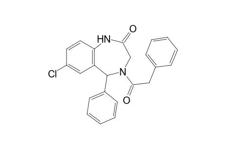 7-Chloro-5-phenyl-4-phenylacetyl-1,3,4,5-tetrahydro-benzo[e][1,4]diazepin-2-one