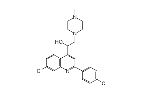 7-CHLORO-2-(p-CHLOROPHENYL)-alpha-[(4-METHYL-1-PIPERAZINYL)METHYL]-4-QUINOLINEMETHANOL