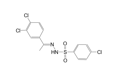 4-chloro-N'-[(E)-1-(3,4-dichlorophenyl)ethylidene]benzenesulfonohydrazide