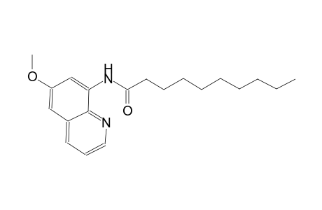 decanamide, N-(6-methoxy-8-quinolinyl)-