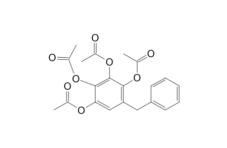 5-(Phenylmethyl)-1,2,3,4-tetraacetoxybenzene