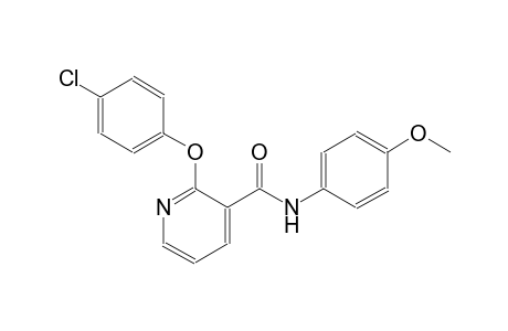 3-pyridinecarboxamide, 2-(4-chlorophenoxy)-N-(4-methoxyphenyl)-