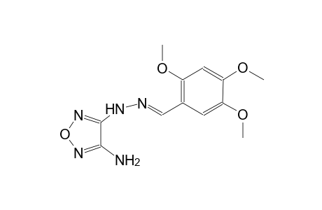 benzaldehyde, 2,4,5-trimethoxy-, (4-amino-1,2,5-oxadiazol-3-yl)hydrazone