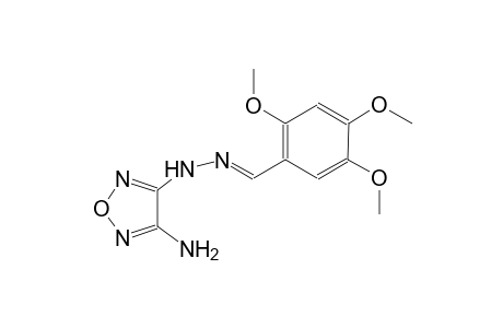 benzaldehyde, 2,4,5-trimethoxy-, (4-amino-1,2,5-oxadiazol-3-yl)hydrazone