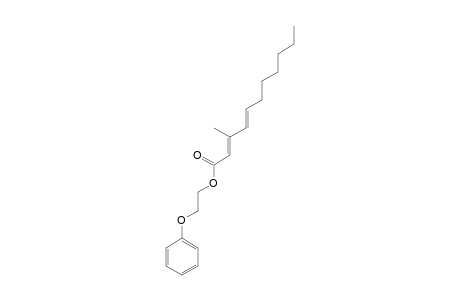 2-(PHENOXY)-ETHYL_3-METHYL-2-XI,4E-UNDECADIENOATE