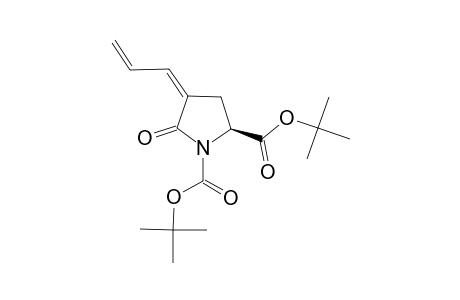 TERT.-BUTYL-(2S)-N-TERT.-BUTOXYCARBONYL-4-(PROP-2-EN-1-YLIDENE)-PYROGLUTAMATE;Z-ISOMER