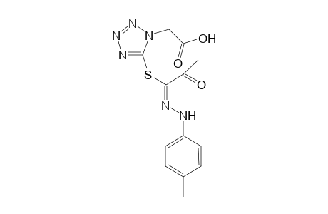 (5-{[1-N-(4-Methylphenylhydrazonyl)-2-oxopropyl]thio}-1H-tetrazol-1-yl)acetic acid