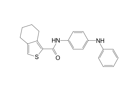 4,5,6,7-Tetrahydro-benzo[c]thiophene-1-carboxylic acid (4-phenylamino-phenyl)-amide