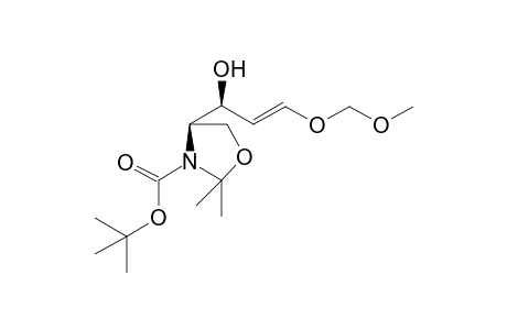 (R)-4-((E)-(S)-1-Hydroxy-3-methoxymethoxy-allyl)-2,2-dimethyl-oxazolidine-3-carboxylic acid tert-butyl ester