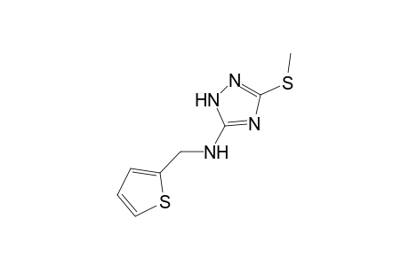 (5-Methylsulfanyl-2H-[1,2,4]triazol-3-yl)(thiophen-2-ylmethyl)amine