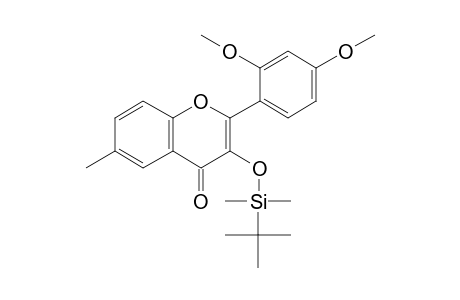 2',4'-Dimethoxy-3-(tert.-butyldimethylsilyl)oxy-6-methylflavone