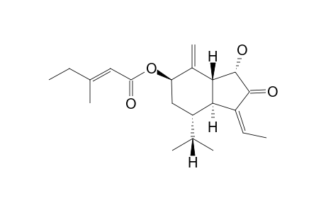 1-ALPHA-HYDROXY-7-BETA-(4-METHYLSENECIOYLOXY)-OPLOPA-3(14)Z,8(10)-DIEN-2-ONE