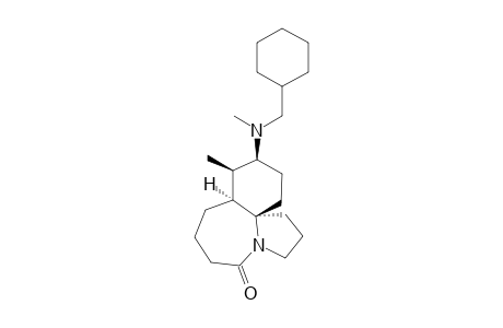 (8as,9R,10S,12Ar)-10-[(cyclohexylmethyl)(methyl)amino]-9-methyldecahydro-1H,5H-benzo[B]pyrrolo[1,2-A]azepin-5-one