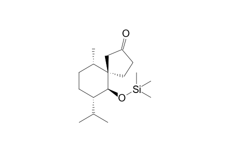 (5R,6S,9S,10S)-6-methyl-9-propan-2-yl-10-trimethylsilyloxy-3-spiro[4.5]decanone