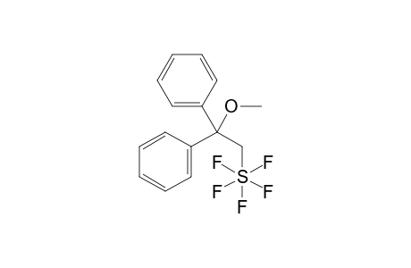 pentafluoro(2-methoxy-2,2-diphenylethyl)-lamda-6-sulfane