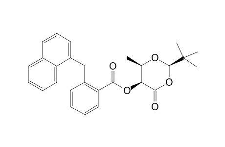 (1'S,2R,5S,6R)-5-[1'-(Naphth-1"-yl)methyl-1'-(benzoyloxy)]-2-(t-butyl)-6-methyl-1,3-dioxan-4-one