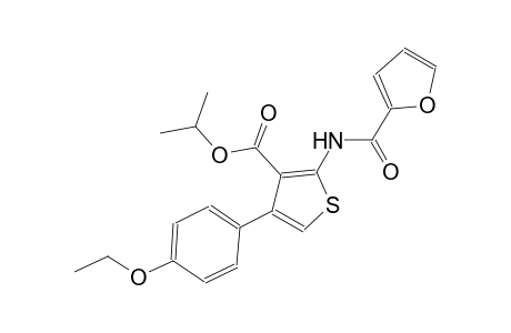 isopropyl 4-(4-ethoxyphenyl)-2-(2-furoylamino)-3-thiophenecarboxylate