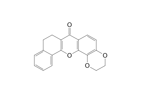 7H-Benzo[c]-1,4-dioxino[2,3-h]xanthen-7-one, 2,3,8,9-tetrahydro-