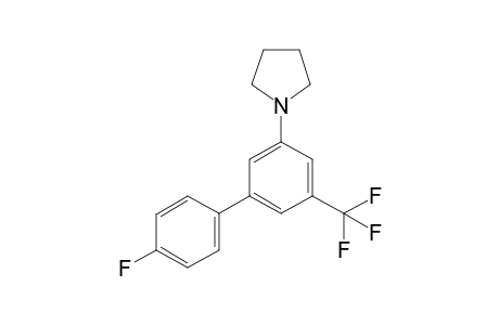 1-(5-trifluoromethyl-4'-fluoro-biphenyl-3-yl)pyrrolidine