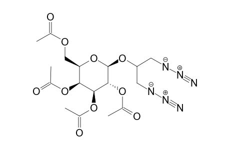 (1,3-Diazido-prop-2-yl)-2,3,4,6-tetra-O-acetyl-b-d-galactopyranoside