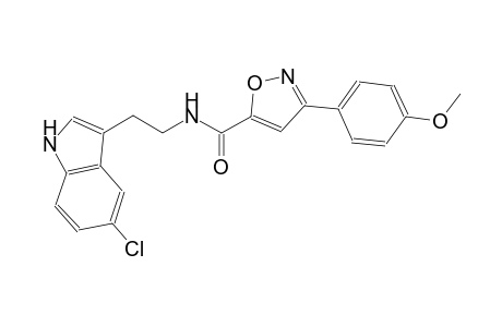 N-[2-(5-chloro-1H-indol-3-yl)ethyl]-3-(4-methoxyphenyl)-1,2-oxazole-5-carboxamide