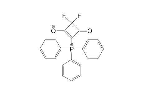 2,2-difluoro-4-tri(phenyl)phosphoranylidene-cyclobutane-1,3-quinone