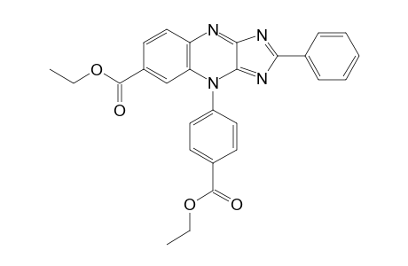 2-Phenyl-4-(4-ethoxycarbonylphenyl)-6-ethoxycarbonyl-4H-imidazo[4,5-b]quinoxaline