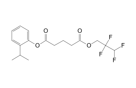 Glutaric acid, 2,2,3,3-tetrafluoropropyl 2-isopropylphenyl ester