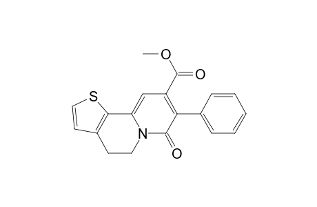 Methyl 4,5-dihydro-7-oxo-8-phenyl-7H-thieno[2,3-a]quinolizine-9-carboxylate