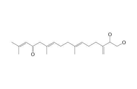 (6E,10E)-14-(1,2-dihydroxyethyl)-2,6,10-trimethyl-pentadeca-2,6,10,14-tetraen-4-one