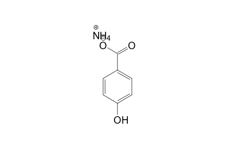 Benzoic acid, 4-hydroxy-, monoammonium salt