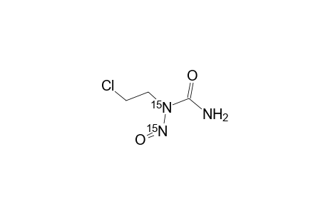 Urea, N-(2-chloroethyl)-N-nitroso-, di-[15N]-labelled (N1,nitroso-N)