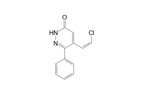 5-[(Z)-2-Chloro-1-vinyl]-6-phenylpyridazin-3(2H)-one