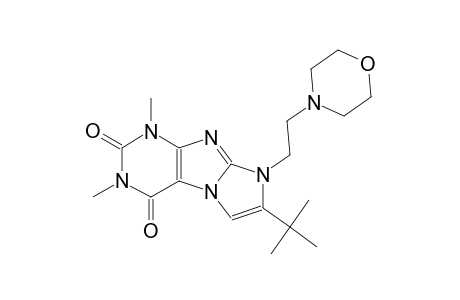 1H-imidazo[2,1-f]purine-2,4(3H,8H)-dione, 7-(1,1-dimethylethyl)-1,3-dimethyl-8-[2-(4-morpholinyl)ethyl]-