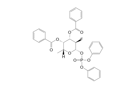 2-DEOXY-2-FLUORO-3,4-DI-O-BENZOYL-ALPHA-1-(DIPHENYLPHOSPHORYL)-L-FUCOPYRANOSE