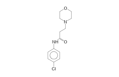 N-(4-Chlorophenyl)-3-(4-morpholinyl)propanamide