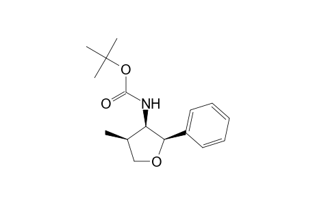 3(S*)-(N-tert-Butoxycarbonylamino)-4(R*)-methyl-2(R*)-phenyltetrahydrofuran